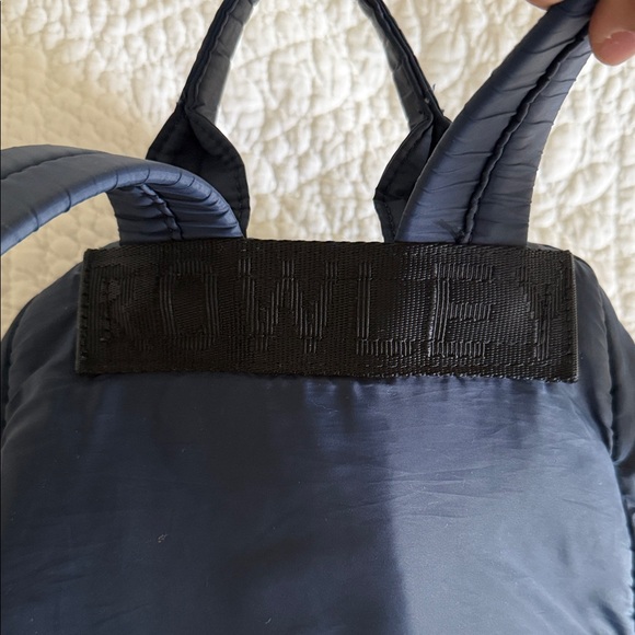 Cynthia Rowley Navy Backpack with Red Stripes - Picture 3 of 9